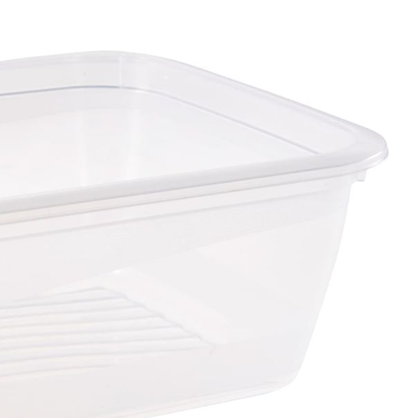 Комплект емкостей для СВЧ прямоугольный "Fredo Fresh" (3*1,25л)