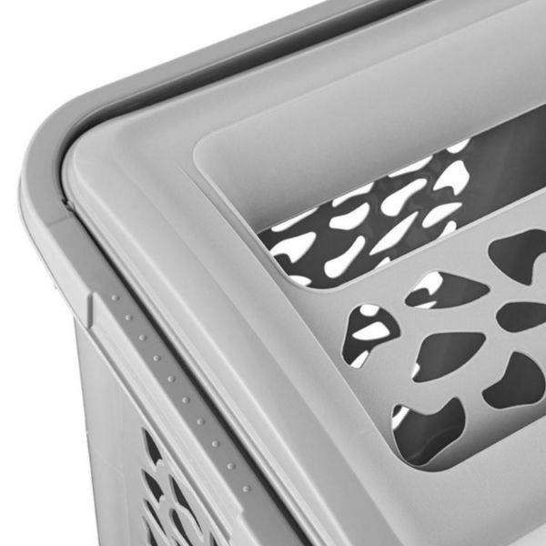 Корзина для белья Keeeper 60л Серо-коричневая