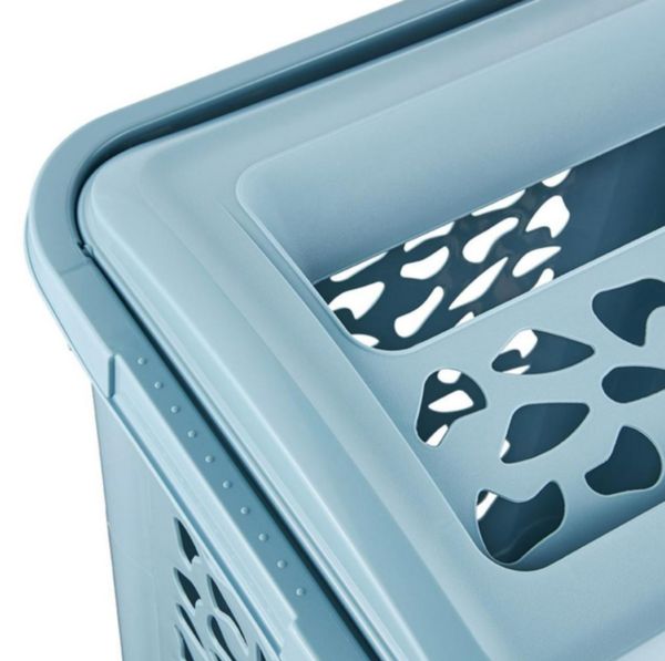Корзина для белья Keeeper 60л Бирюзовая
