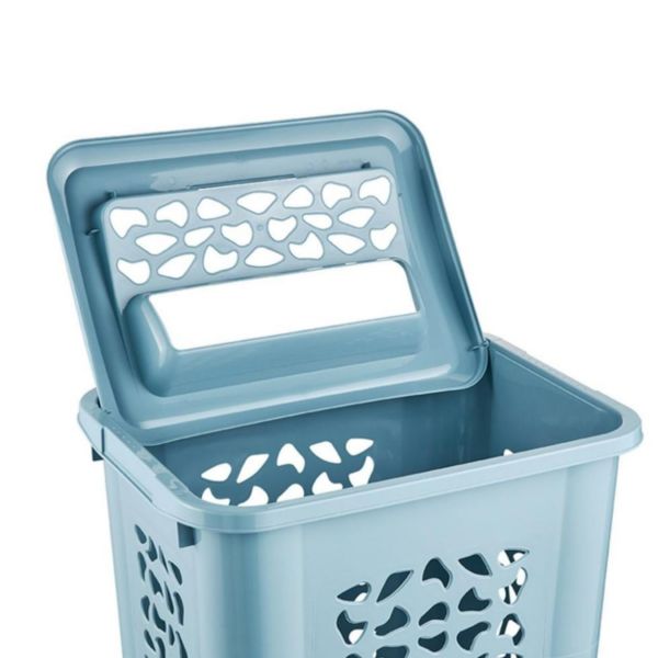 Корзина для белья Keeeper 60л Бирюзовая