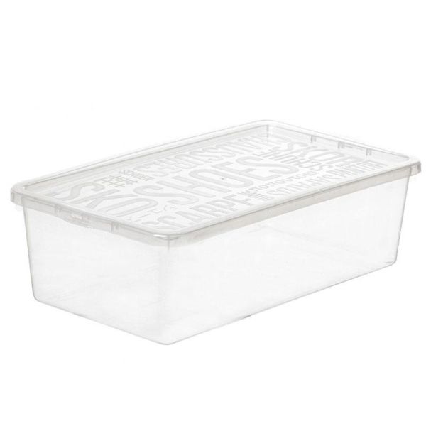 Скринька Plast Team для зберігання жіночого взуття Basic Shoe Box 4л