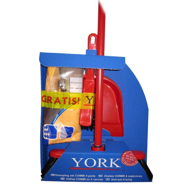 Набор для уборки Комби(Совок, щетка д/пола, кий,