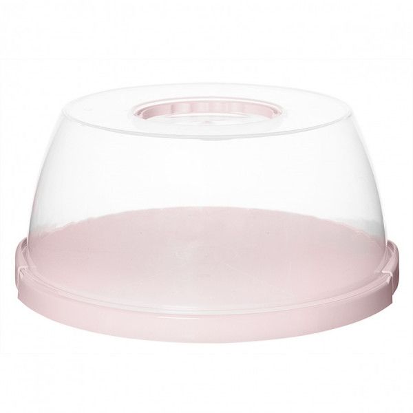 Тортовница Plast Team круглая с ручкой