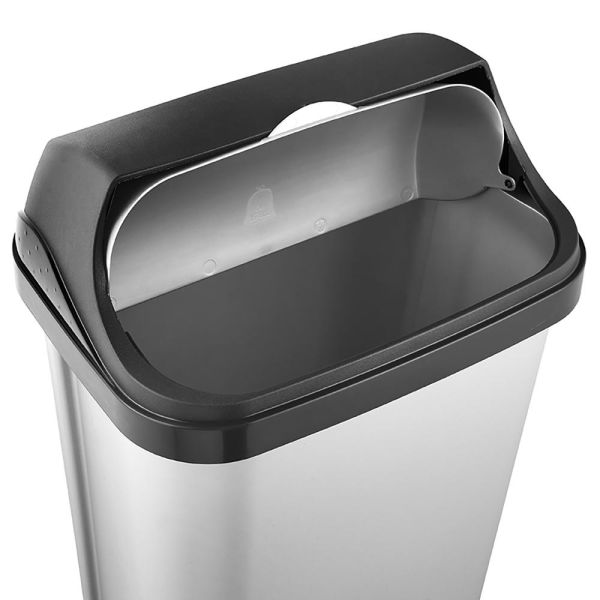 Мусорный контейнер Keeeper "ROLLTOP" 25л серебро