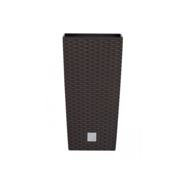 Горшок для цветов RATO Square 17 см H-32см Коричневый