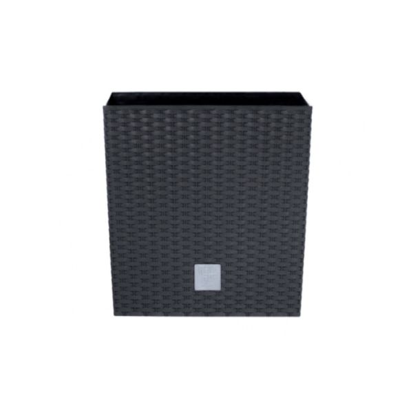 Горщик для квітів RATO Square Low 17 см H-17 см Антрацит