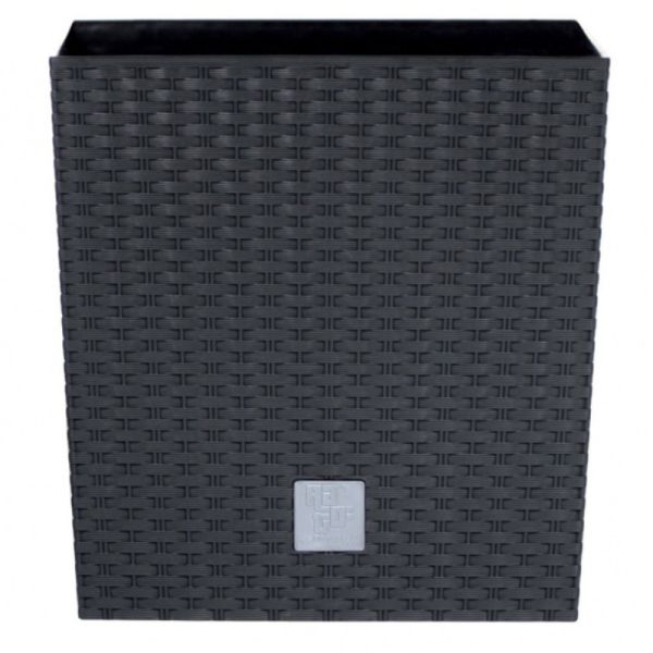 Горщик для квітів RATO Square Low 40 см H-40,8 см Антрацит