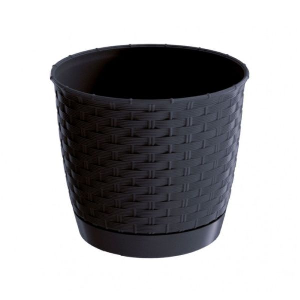 Горщик для квітів Ratolla Round 22см Антрацит