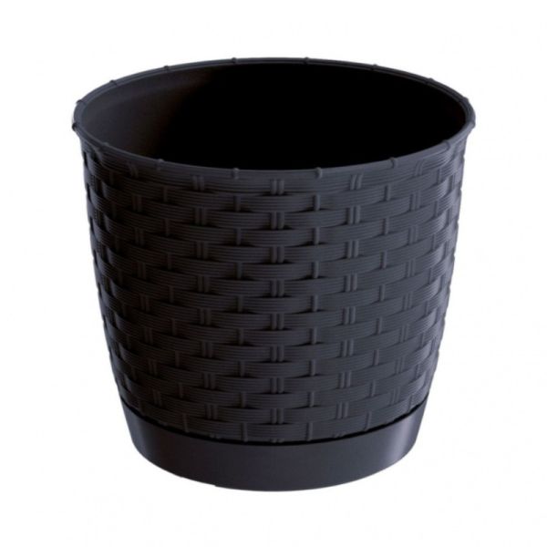 Горщик для квітів Ratolla Round 25см Антрацит