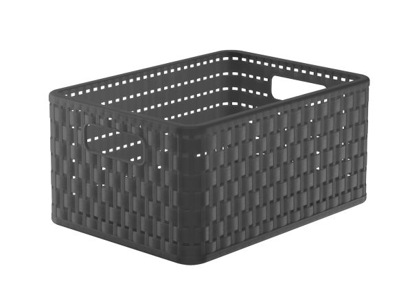 Скринька для зберігання Rotho А5 Country 11л Антрацит