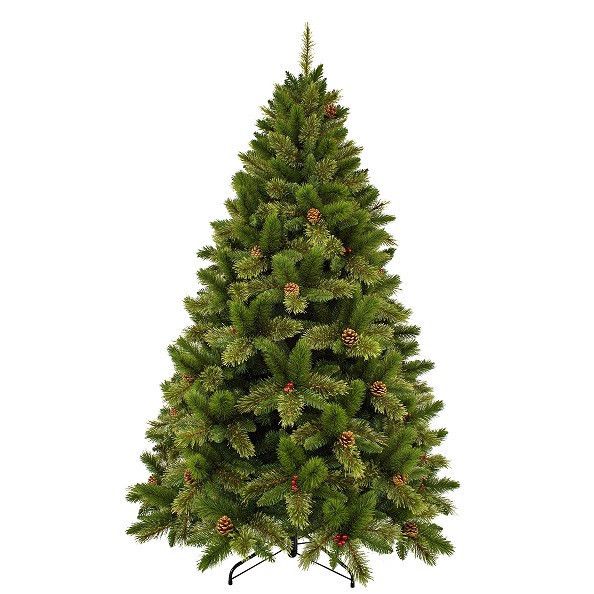 Ель 215 см Dewberry с шишками и ягодами ежевики