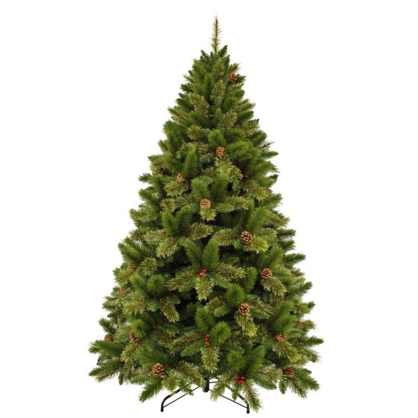 Ель  185 см Dewberry с шишками и ягодами ежевики