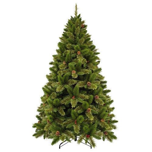 Ель 2,60 м. Dewberry зеленая с декоративными шишками и ягодами