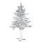 Елка литая заснеженная на высокой ножке 150 см