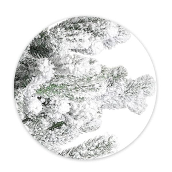 Елка литая заснеженная на высокой ножке 180 см