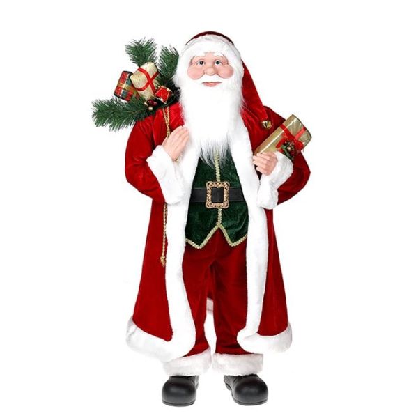 Новогодняя декорация Санта Н-90см. 12020