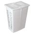 Корзина для белья BranQ Зебра 42 л. Белая