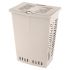 Кошик для білизни BranQ Зебра 42 л. Кремовий