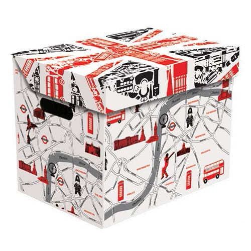 Ящик для зберігання картонний ONE, London