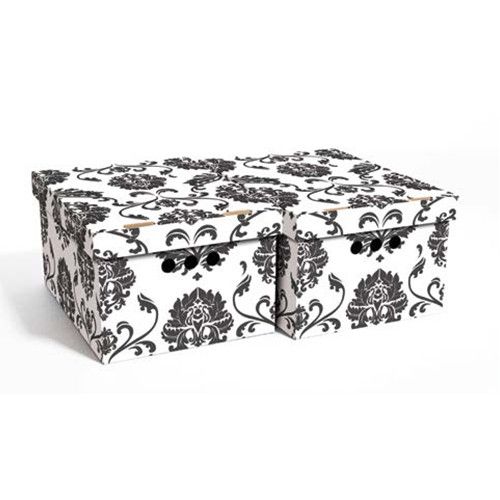 Набір картонних ящиків для зберігання А4, сад 2шт