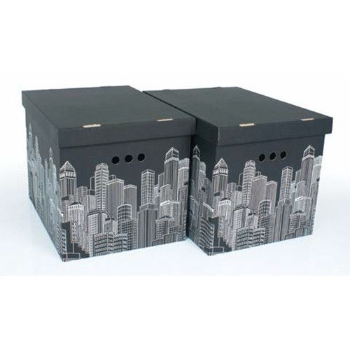 Набір картонних ящиків для зберігання XL, Citi 2шт
