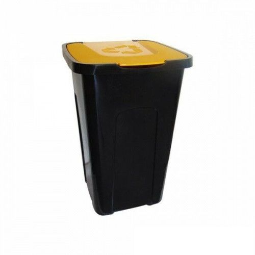 Контейнер для мусора Keeeper 50л с желтой крышкой