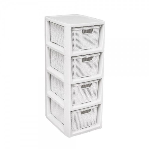 Комод на 4 ящика RATTAN мин