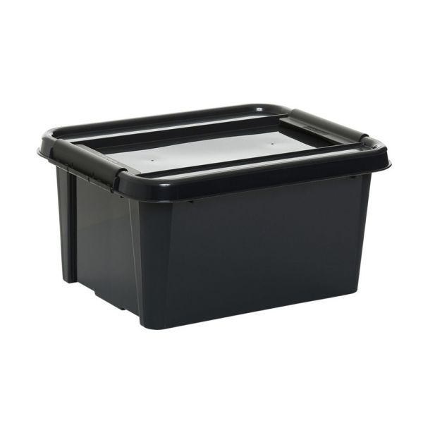Ящик для зберігання Plast Team Top store, 32л чорний