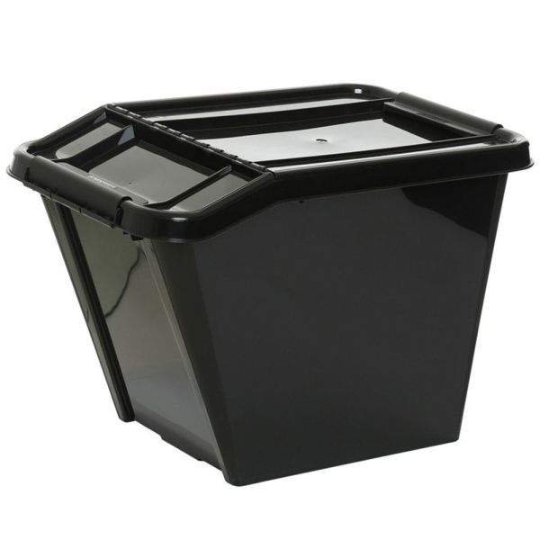 Ящик для зберігання Plast Team Top store, 58л чорний