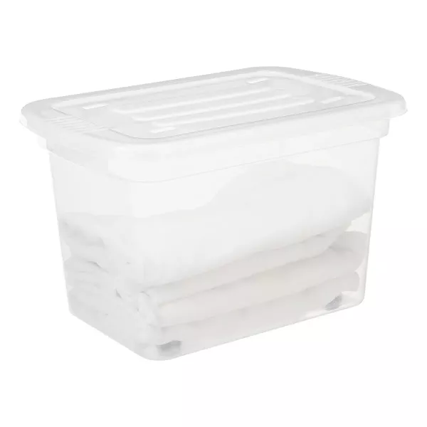 Ящик для хранения Plast Tam Home Box 52л на колесиках