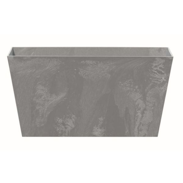 Балконний ящик Tubus Case Beton Effect 600мм маренго мармуровий