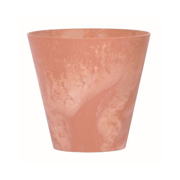 Горщик для квітів Tubus Beton Effect 25cm круглий Терра мармуровий