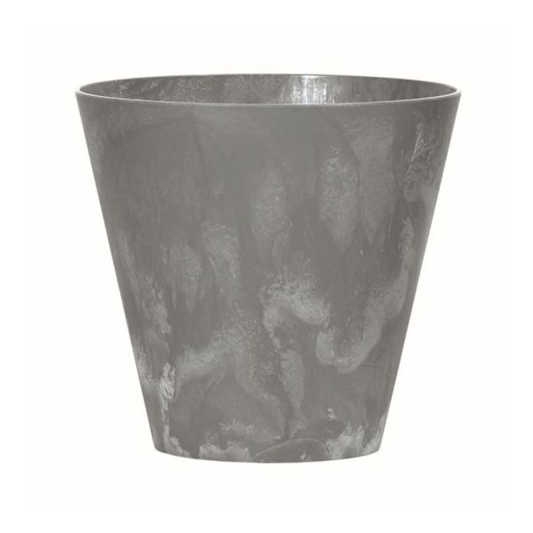 Горщик для квітів Tubus Beton Effect 30cm круглий Маренго мармуровий