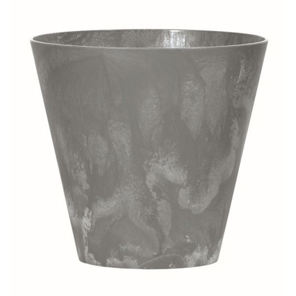 Горщик для квітів Tubus Beton Effect 40cm круглий Маренго мармуровий