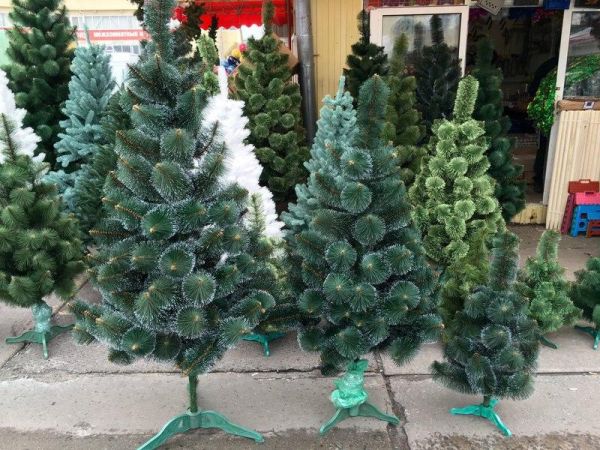 Рождественская искусственная сосна КРЫМСКАЯ ЗАСНЕЖЕННАЯ 100 см