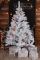 Новогодняя белая искусственная елка ЛЕСНАЯ из ПВХ плёнки 100 см