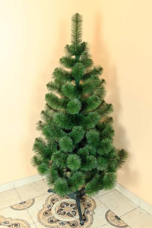 Искусственная новогодняя сосна КРЫМСКАЯ ЗЕЛЁНАЯ МИКС 100 см