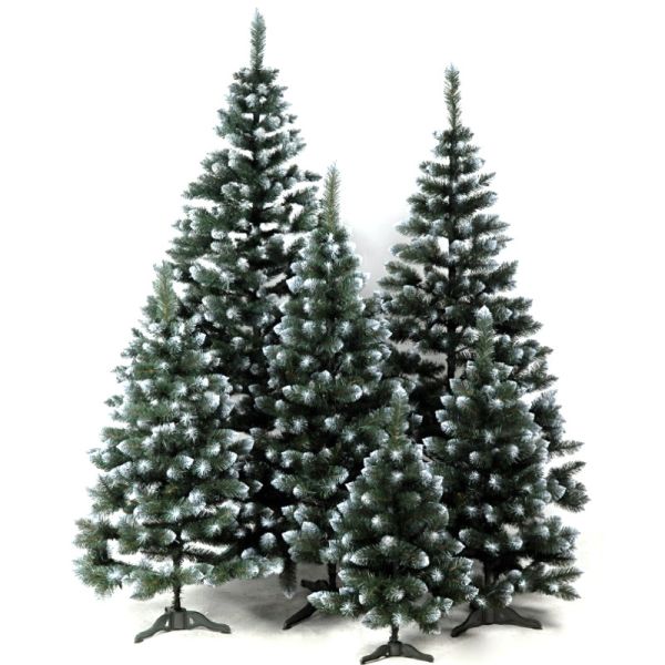 Искусственная ель КАРПАТСКАЯ с белыми кончиками 220 см