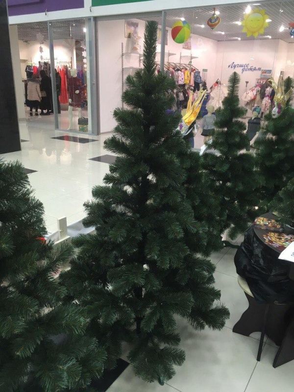 Новогодняя искусственная елка из плёнки ПВХ ЛЕСНАЯ 150 см