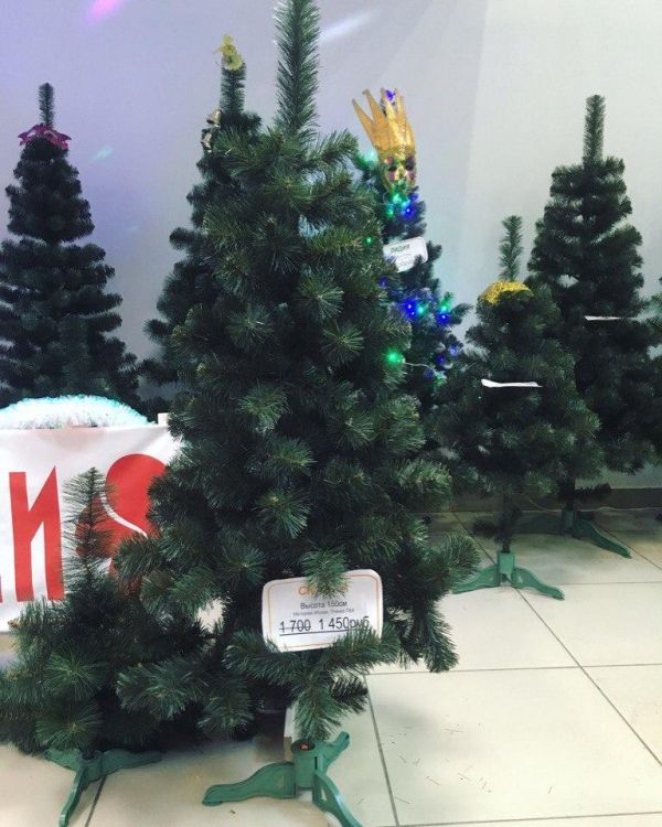 Новогодняя искусственная елка из плёнки ПВХ ЛЕСНАЯ 250 см