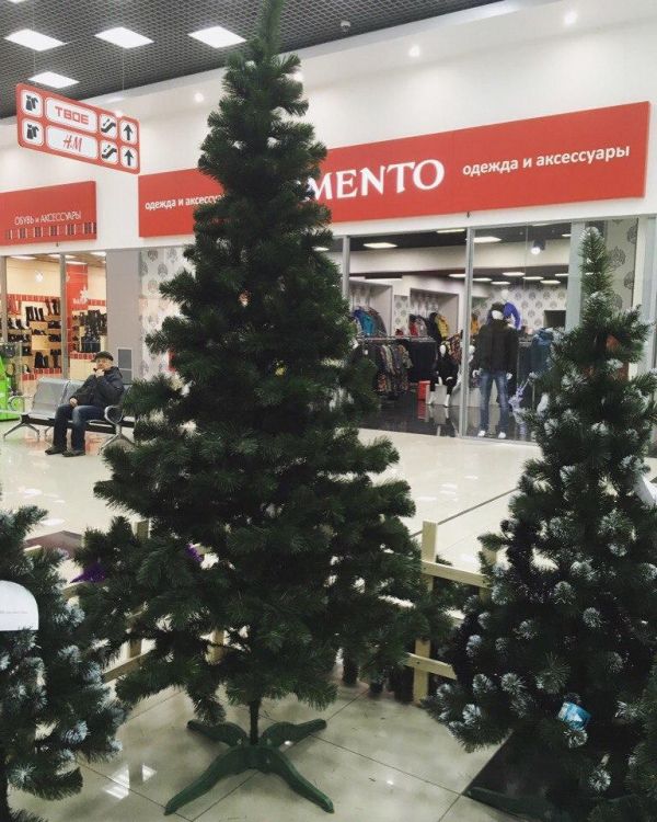 Новогодняя искусственная елка из плёнки ПВХ ЛЕСНАЯ 250 см