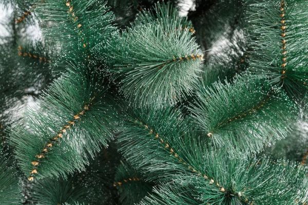 Искусственная сосна КРЫМСКАЯ ЗАСНЕЖЕННАЯ тёмно-зелёная 120 см