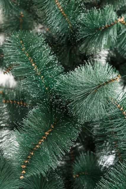 Искусственная сосна КРЫМСКАЯ ЗАСНЕЖЕННАЯ тёмно-зелёная 150 см