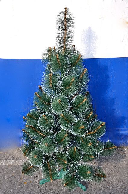 Искусственная сосна КРЫМСКАЯ ЗАСНЕЖЕННАЯ тёмно-зелёная 150 см