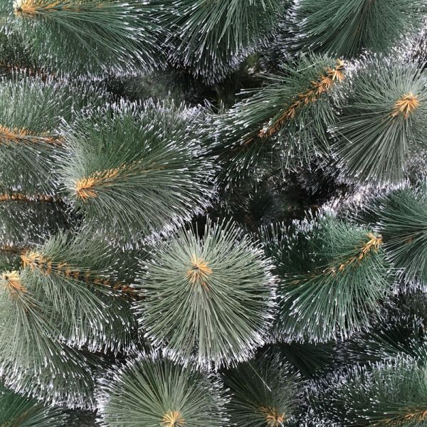 Искусственная сосна КРЫМСКАЯ ЗАСНЕЖЕННАЯ тёмно-зелёная 210 см