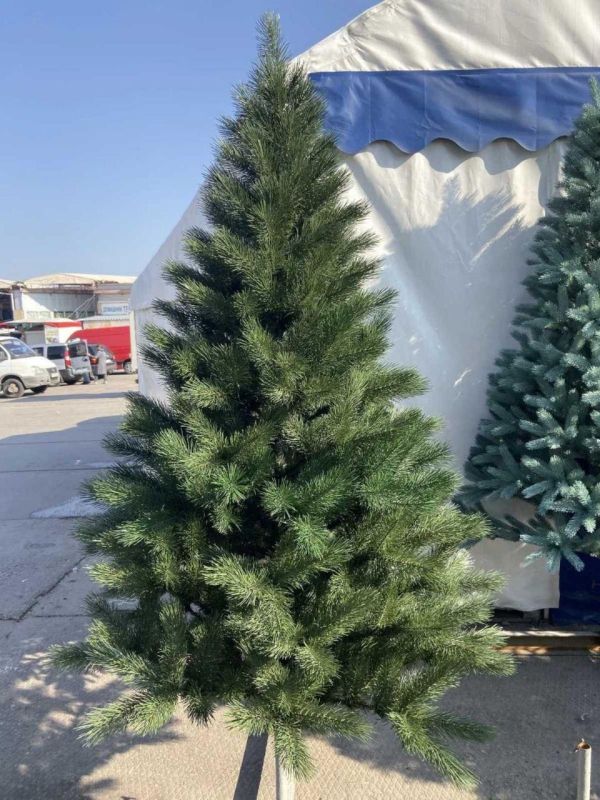Искусственная новогодняя литая сосна ФИНСКАЯ зеленая 180 см