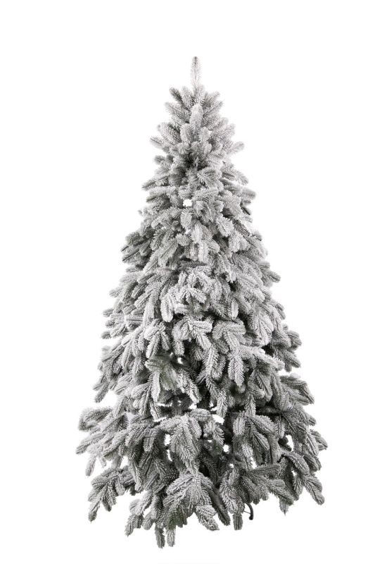 Искусственная новогодняя литая ель КОВАЛЕВСКАЯ ЗАСНЕЖЕННАЯ 210 см