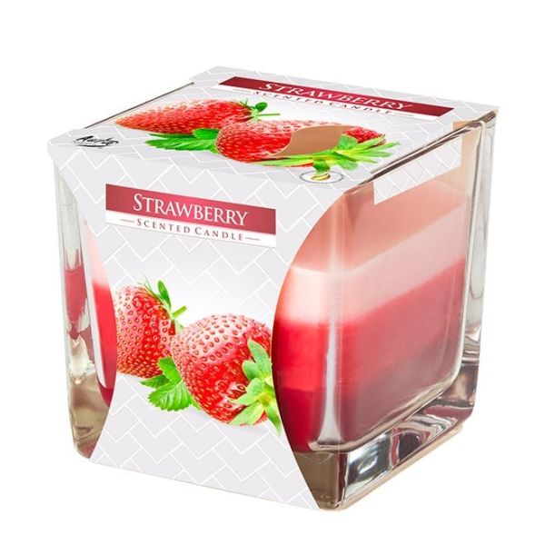 Свічка ароматична Bispol Полуниця 27271