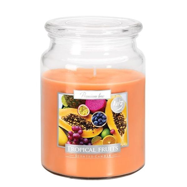 Свічка ароматична Bispol Тропічні фрукти 27455