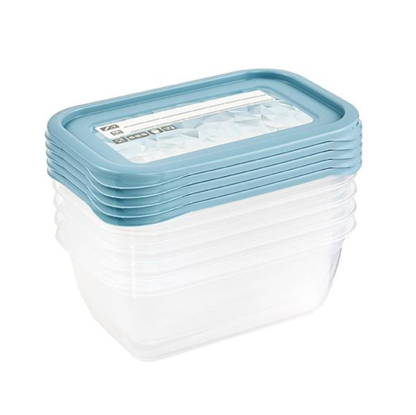 Комплект емкостей для морозилки прямоугольный "Polar" (5*0,5л)